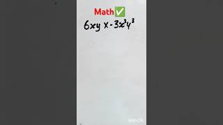 multiplication of two monomials#maths#shorts