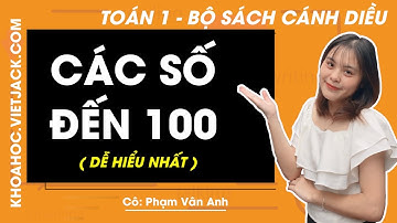 Toán lớp 1 - Cánh diều - Các số đến 100 - trang 102, 103 - Cô Phạm Vân Anh (DỄ HIỂU NHẤT)