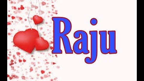 Raju name WhatsApp status video|| by Tera ek sath status |13  1  7 status