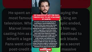 KIT HARINGTON WAS STRANDED BY MARVEL 💔⚔️ #kitharington #eternals #marvel Description