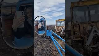 Тащим газик через брод,смотреть до конца #дт75 #газ53 #белокуриха2 #алтайскийкрай #2024 #automobile