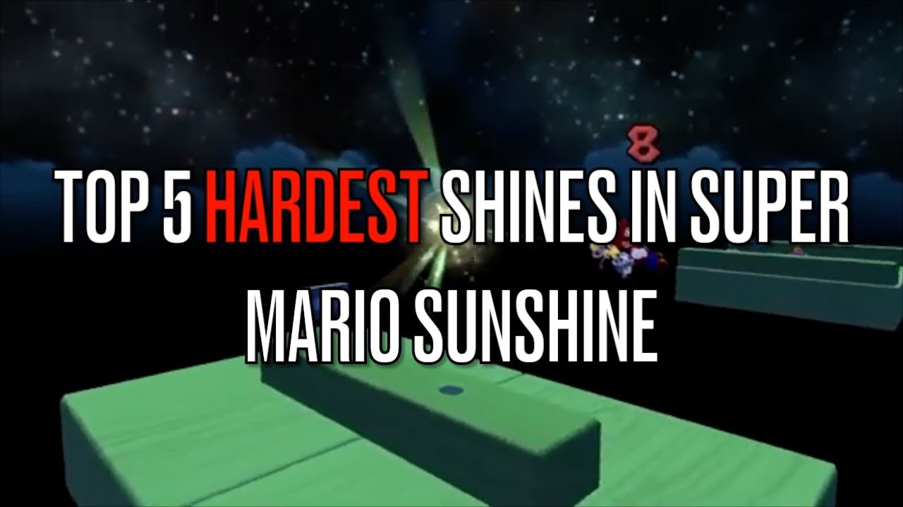 Top 5 HARDEST SHINES in Super Mario Sunshine - YouTube