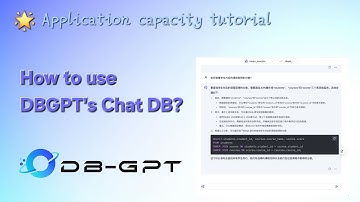 How to use DB-GPT’s Chat DB