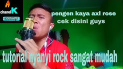 cara bernyanyi rock.pengen suara serak kaya rocker dulu?cek video ini - Durasi: 4.53. 