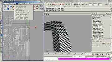MAYA 2010 - Project 1 - 8 - Using the layout and creating a UV Snap Shot