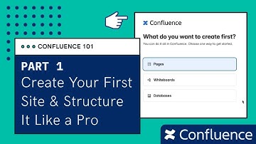 Confluence 101 - Create Your First Site & Structure It Like a Pro (Part 1)
