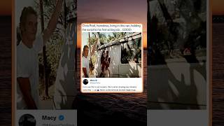 Celebrity Chris Pratt, homeless, living in his van, holding the script to his first acting job 👏 Profile