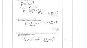 iGCSE Maths Nov 2007 3H Qu 19 @Monkton - Proportion