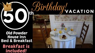 Old Powder House Bed & Breakfast in St. Augustine, FL Wonderful gourmet breakfast is included.