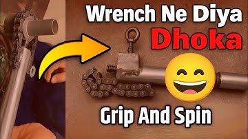 Tight pipe? Ye trick lagao kaam hoga turant 👌|| chain wrench hack #NadeemAbbad