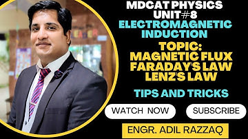 MDCAT PHYSICS |ELECTROMAGNETIC INDUCTION |Lecture #1| MCQs PRACTICE|MCQs SOLUTION | Sir Adil RAZZAQ