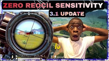 3.1 Update Sensitivity PUBG Mobile Game 2024 ✅ | Normal Sensitivity Zero Recoil |
