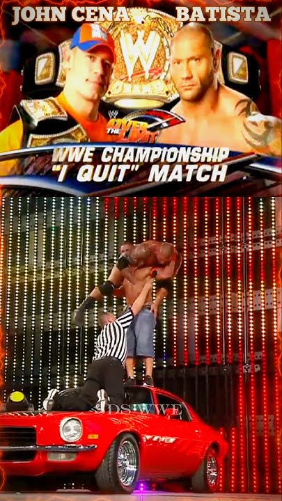 John Cena Vs Batista I Quit Match Batista vs. John Cena 🔥 Over the Limit 2010 🔥 WWE Championship "I Quit