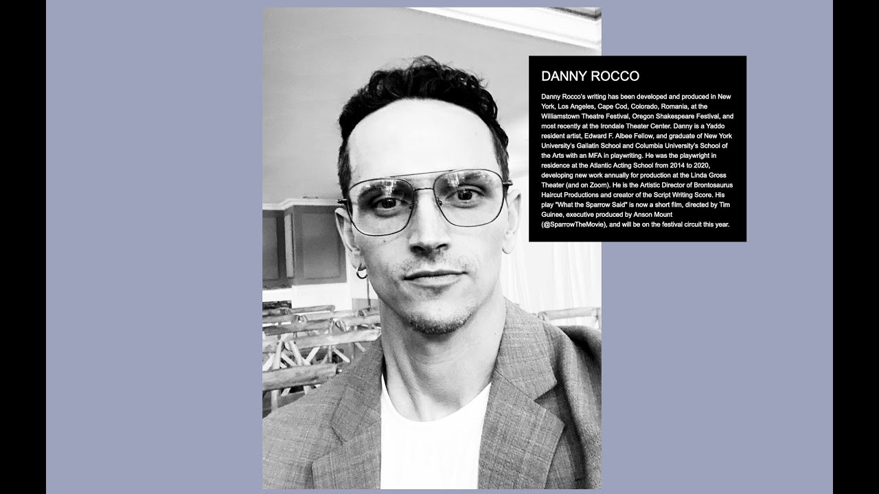 Danny Rocco: Script Writing Score | Dec 13, 2023 | 7:30pm EST - YouTube