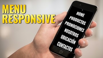 Como hacer un menú de navegación desplegable en HTML, CSS y JAVASCRIPT