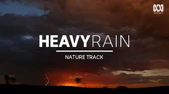 Thunderstorm sleep sounds Australia (1 hour) | Nature Track