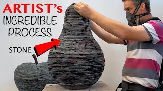 Stone Art Artist Creates 40Th Anniversary Gift