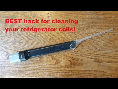 BEST hack for cleaning your refrigerator coils ~How I Did It~