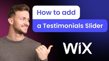 How to add a Testimonials Slider to Wix