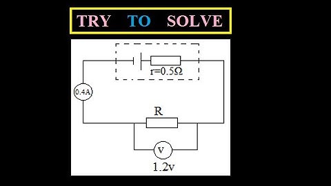 14) Study the opposite circuit and calculate the e.m.f of the battery.