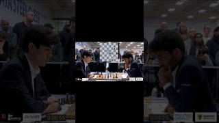gukesh vs Javokhir Sindarov 🤝 #chess #gukesh #sindarov #chesscom #chesscom #chessshorts
