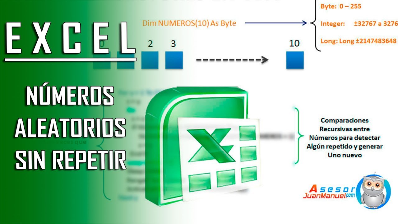 Como Poner Numeros Aleatorios En Excel Sin Repetir www.youtube.com