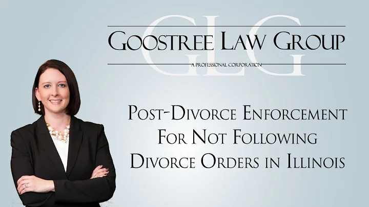 Post-Divorce Enforcement For Not Following Divorce...