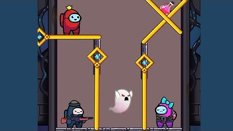 Rescue Impostor -How To Loot- Hero Rescue Pull The Pin Game Spy Puzzle Walkthrough #1