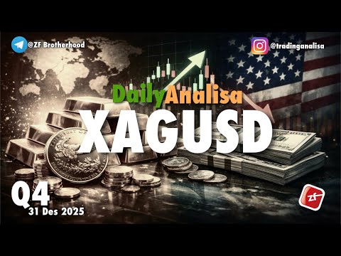 Analisa Teknikal XAGUSD hari ini‼️Daily Forecast, tgl 31 Des 2025