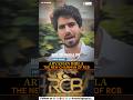 New Chairman of RCB ? | Ravi Sir | #rcb #rcbians #cricket #ipl #update