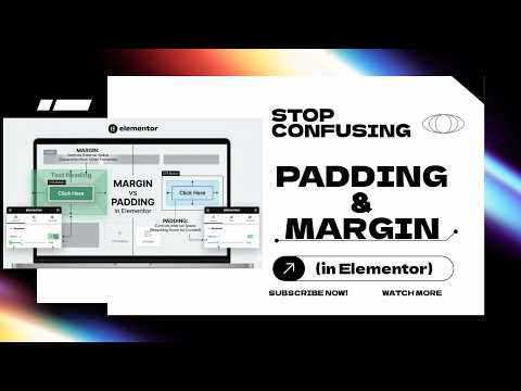 Padding vs Margin in Elementor – the #1 mistake most beginners make!