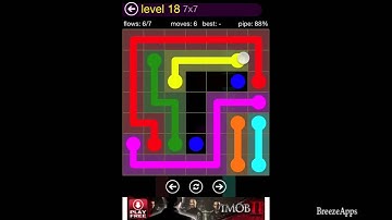 ‪Flow Free 7x7 level 18 (Regular Pack Medium)‬