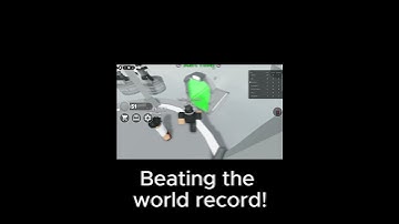 beating the glitched world record in timed obbies pixel! (Time runners) #timerunnersroblox