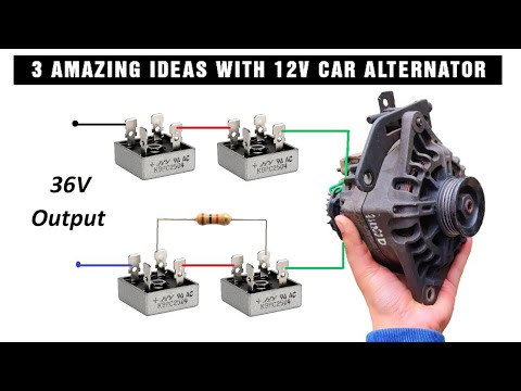 3 Simple Inventions with Car Alternator