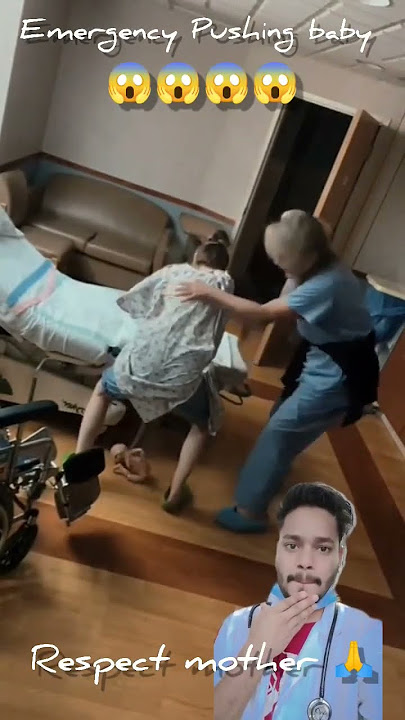 Emergency Pushing baby #junior #birth #baby #lovemother #respectmother