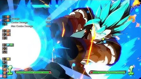 DBFZ v1.29 Vegito & Jiren 5M Sparkless TOD Corner Combo