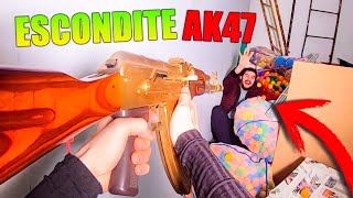 ESCONDITE ÉPICO CON UNA AK 47 !!! ESCONDITE EXTREMO EN LA VIDA REAL Makiman