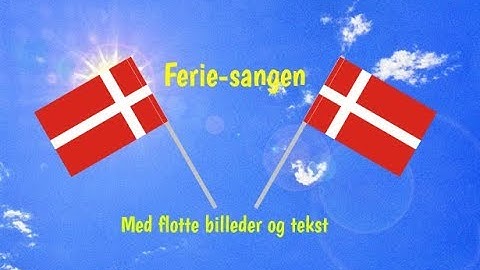 Ferie sangen med tekster