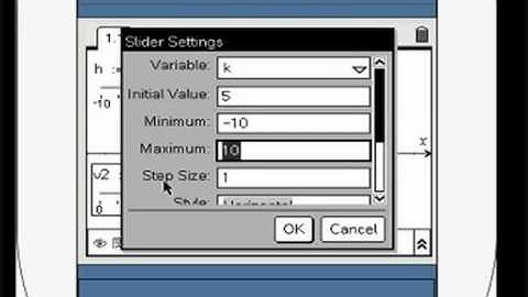 TI-Nspire Mini-Tutorial: Graphs of Quadratics in Vertex Form