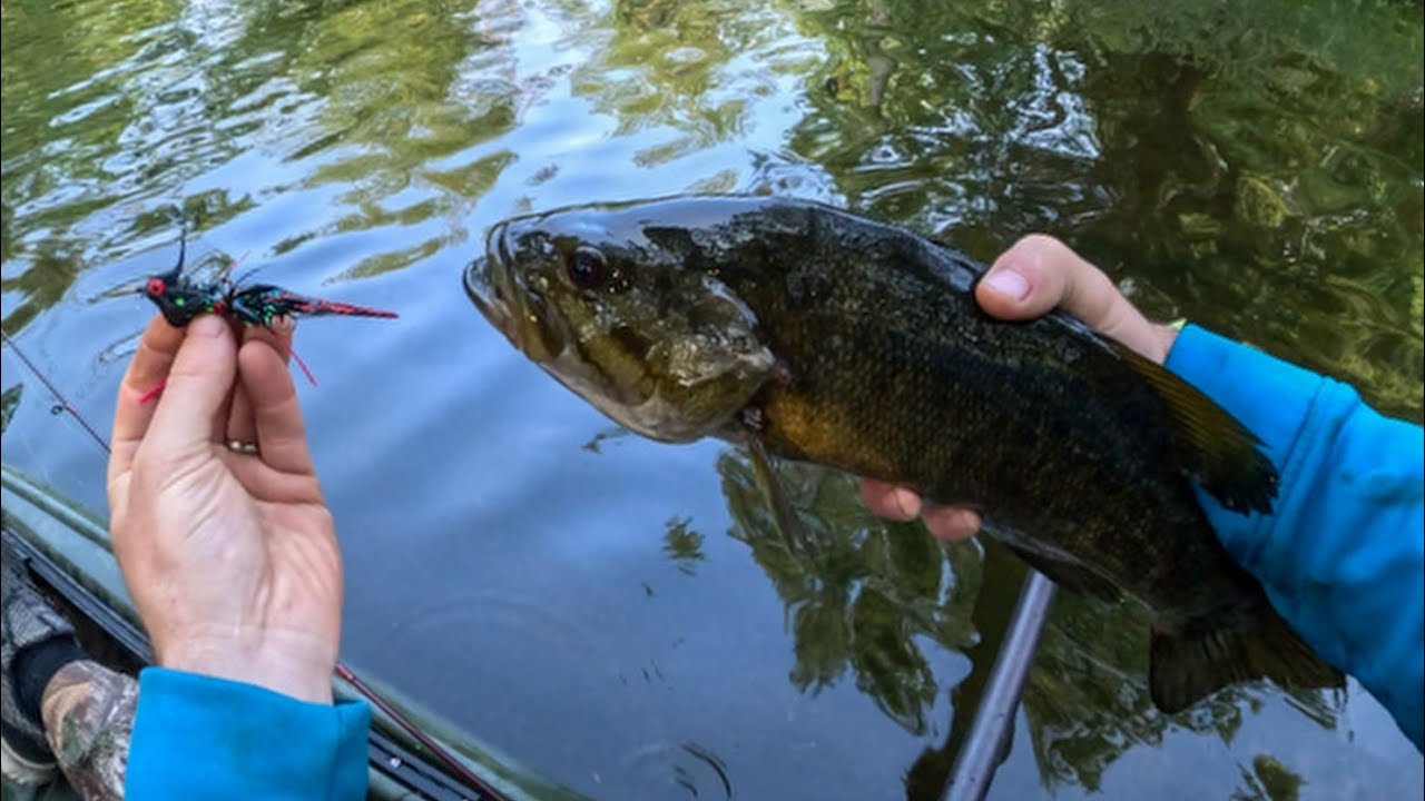 Streamer Fishing for Smallmouth Bass Fishing Streamers with a