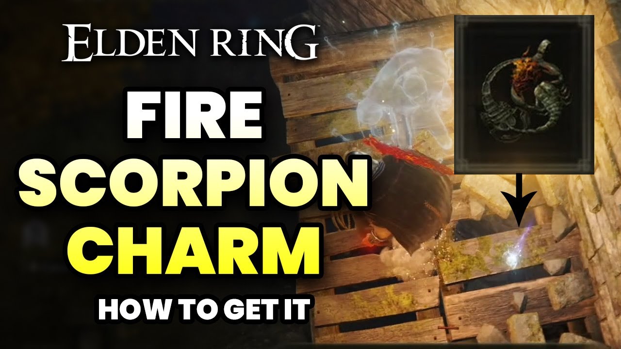 Elden Ring How to get Fire Scorpion Charm at Fort Laiedd via Grand Lift