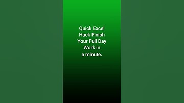 Quick Excel Hack Finish Full Day #Work in a minute  #trending #shorts #excel #viral #fun #short