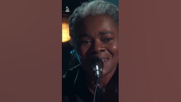 Thumbnail of #TracyChapman performs #FastCar at the #GRAMMYs 👏