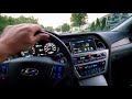 хёндай соната 2015  12000 пробег. Hyundai Sonata 2015 Driving.
