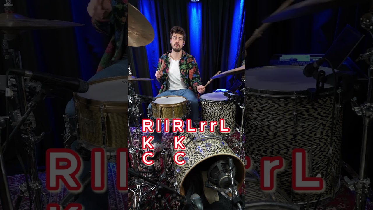 Inverted paradiddle groove  