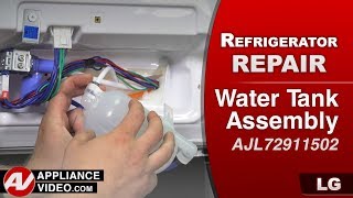 LG Refrigerator  No Water Going Through Dispenser  Water Tank Repair and Diagnostic