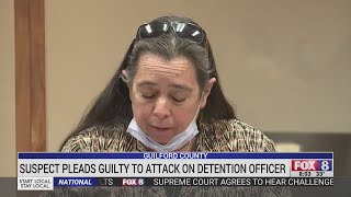 Suspect pleads guilty to attacking  Guilford County detention officer