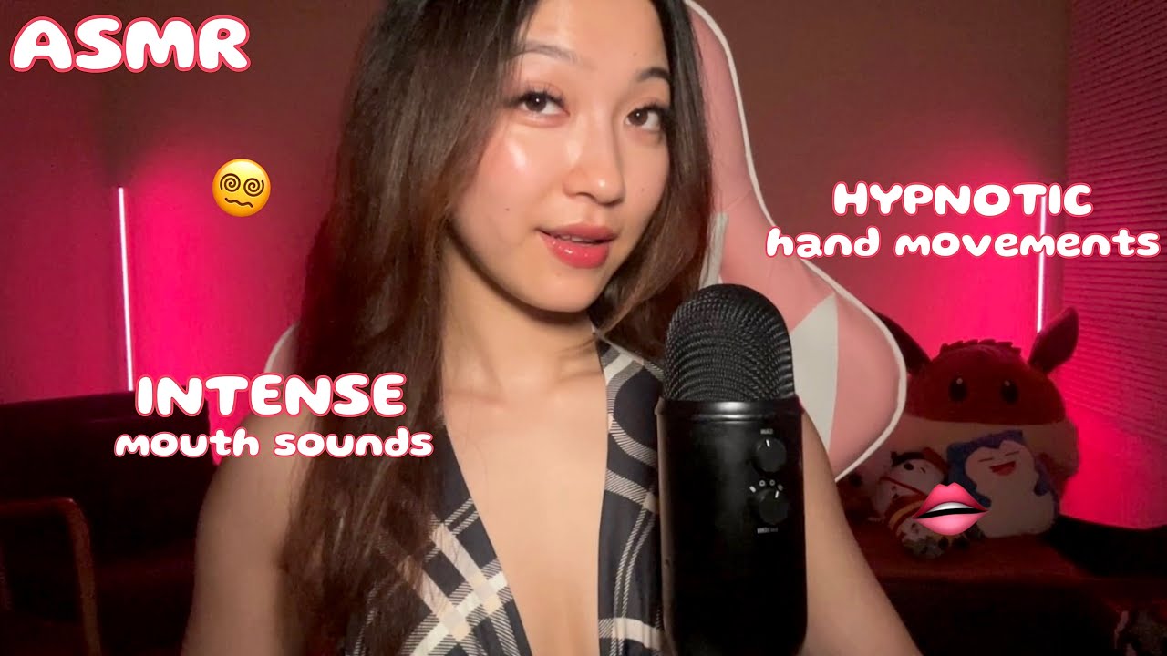 ASMR Intense Tingly Mouth Sounds & Visual Hand Movements ✨💞🧸
