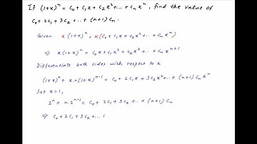 Find value of C0 + 2*C1 + 3*C2 + ... + (n+1)*Cn.