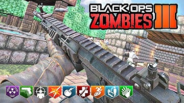 BLACK OPS 3 CUSTOM ZOMBIES MOD TOOLS! | MINECRAFT VILLAGE WITH GHOSTS WEAPONS!